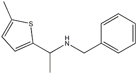 benzyl[1-(5-methylthiophen-2-yl)ethyl]amine Struktur