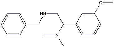 benzyl[2-(dimethylamino)-2-(3-methoxyphenyl)ethyl]amine Struktur