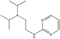 bis(propan-2-yl)[2-(pyrimidin-2-ylamino)ethyl]amine Struktur