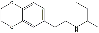 butan-2-yl[2-(2,3-dihydro-1,4-benzodioxin-6-yl)ethyl]amine Struktur