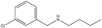 butyl[(3-chlorophenyl)methyl]amine Struktur