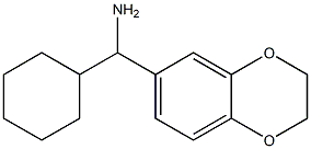 cyclohexyl(2,3-dihydro-1,4-benzodioxin-6-yl)methanamine Struktur