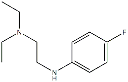 diethyl({2-[(4-fluorophenyl)amino]ethyl})amine Struktur