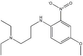 diethyl({3-[(4-methoxy-2-nitrophenyl)amino]propyl})amine Struktur