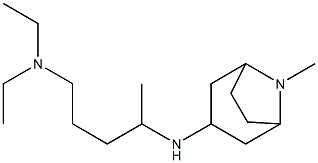 diethyl[4-({8-methyl-8-azabicyclo[3.2.1]octan-3-yl}amino)pentyl]amine Struktur