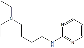 diethyl[4-(pyrimidin-2-ylamino)pentyl]amine Struktur