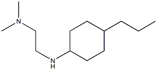 dimethyl({2-[(4-propylcyclohexyl)amino]ethyl})amine Struktur