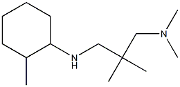 dimethyl(2-methyl-2-{[(2-methylcyclohexyl)amino]methyl}propyl)amine Struktur