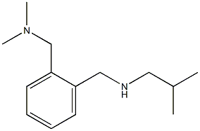 dimethyl[(2-{[(2-methylpropyl)amino]methyl}phenyl)methyl]amine Struktur