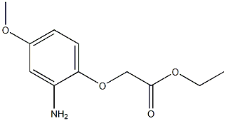 ethyl (2-amino-4-methoxyphenoxy)acetate Struktur