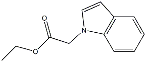 ethyl 2-(1H-indol-1-yl)acetate Struktur