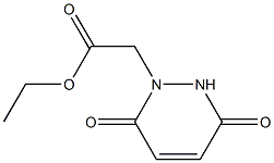 ethyl 2-(3,6-dioxo-1,2,3,6-tetrahydropyridazin-1-yl)acetate Struktur