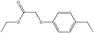 ethyl 2-(4-ethylphenoxy)acetate Struktur