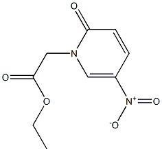 ethyl 2-(5-nitro-2-oxo-1,2-dihydropyridin-1-yl)acetate Struktur