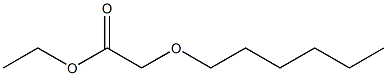 ethyl 2-(hexyloxy)acetate Struktur