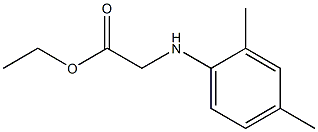 ethyl 2-[(2,4-dimethylphenyl)amino]acetate Struktur