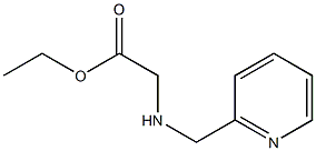 ethyl 2-[(pyridin-2-ylmethyl)amino]acetate Struktur