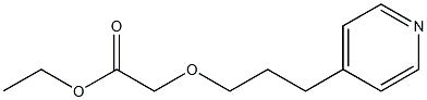 ethyl 2-[3-(pyridin-4-yl)propoxy]acetate Struktur