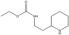 ethyl 2-piperidin-2-ylethylcarbamate Struktur