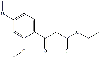 ethyl 3-(2,4-dimethoxyphenyl)-3-oxopropanoate Struktur