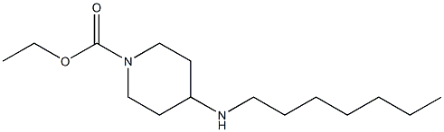 ethyl 4-(heptylamino)piperidine-1-carboxylate Struktur