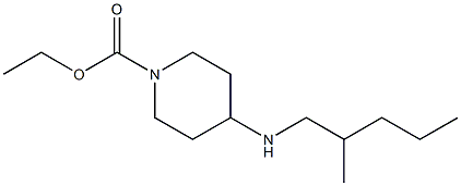 ethyl 4-[(2-methylpentyl)amino]piperidine-1-carboxylate Struktur