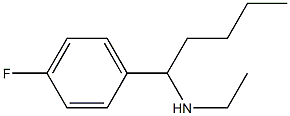 ethyl[1-(4-fluorophenyl)pentyl]amine Struktur