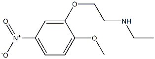 ethyl[2-(2-methoxy-5-nitrophenoxy)ethyl]amine Struktur