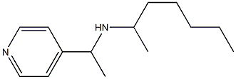 heptan-2-yl[1-(pyridin-4-yl)ethyl]amine Struktur