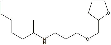 heptan-2-yl[3-(oxolan-2-ylmethoxy)propyl]amine Struktur