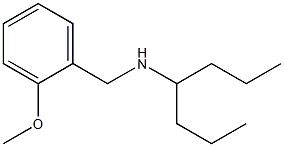 heptan-4-yl[(2-methoxyphenyl)methyl]amine Struktur