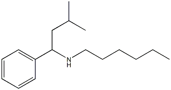 hexyl(3-methyl-1-phenylbutyl)amine Struktur