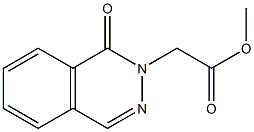 methyl 2-(1-oxo-1,2-dihydrophthalazin-2-yl)acetate Struktur