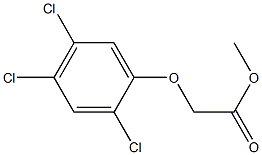 methyl 2-(2,4,5-trichlorophenoxy)acetate Struktur