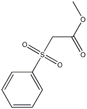 methyl 2-(benzenesulfonyl)acetate Struktur