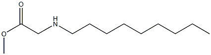 methyl 2-(nonylamino)acetate Struktur