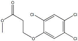 methyl 3-(2,4,5-trichlorophenoxy)propanoate Struktur