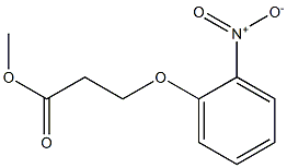 methyl 3-(2-nitrophenoxy)propanoate Struktur