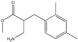 methyl 3-amino-2-[(2,4-dimethylphenyl)methyl]propanoate Struktur