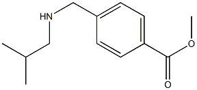 methyl 4-{[(2-methylpropyl)amino]methyl}benzoate Struktur