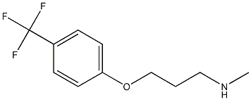 methyl({3-[4-(trifluoromethyl)phenoxy]propyl})amine Struktur