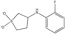 N-(1,1-dioxidotetrahydrothien-3-yl)-N-(2-fluorophenyl)amine Struktur