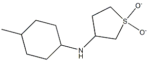 N-(1,1-dioxidotetrahydrothien-3-yl)-N-(4-methylcyclohexyl)amine Struktur