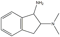 N-(1-amino-2,3-dihydro-1H-inden-2-yl)-N,N-dimethylamine Struktur