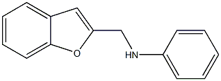 N-(1-benzofuran-2-ylmethyl)aniline Struktur