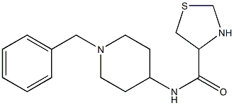 N-(1-benzylpiperidin-4-yl)-1,3-thiazolidine-4-carboxamide Struktur