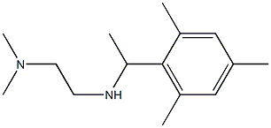 N'-(1-mesitylethyl)-N,N-dimethylethane-1,2-diamine Struktur