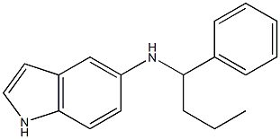 N-(1-phenylbutyl)-1H-indol-5-amine Struktur