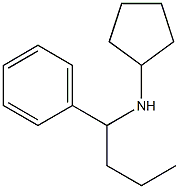 N-(1-phenylbutyl)cyclopentanamine Struktur