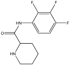 N-(2,3,4-trifluorophenyl)piperidine-2-carboxamide Struktur